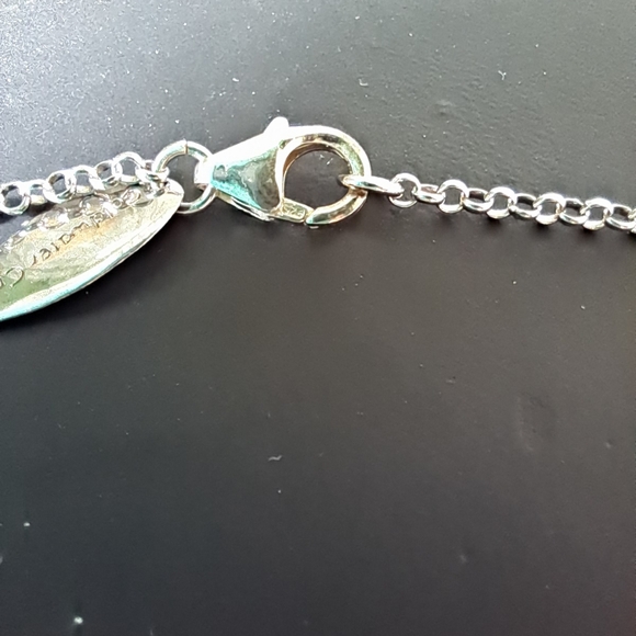 Vintage Sterling Silver Coldwater Creek Sea Green Chalcedony Designer Necklace - Picture 3 of 9